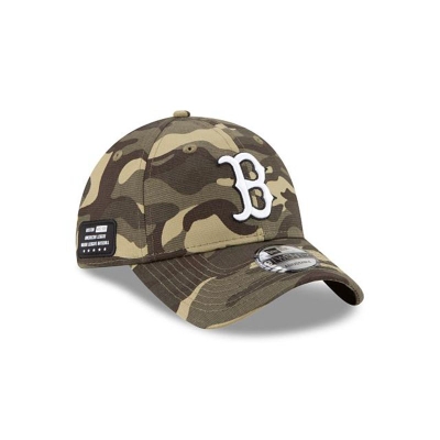Boston Red Sox Gorra | New Era MLB Armed Forces Weekend 9twenty Adjustable Cap Mexico - Verdes